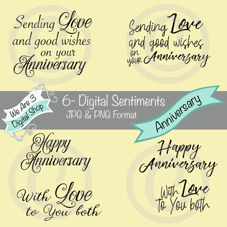 We Are 3 Digital Sentiments  Anniversary image 0