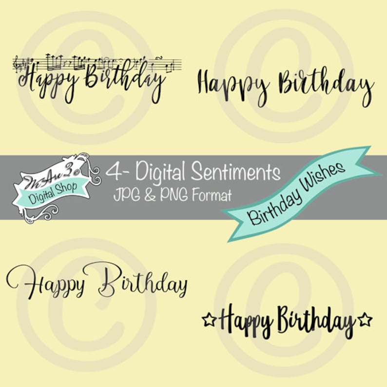 We Are 3 Digital Sentiments  Birthday Wishes image 0