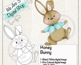 We Are 3 Digital Shop - Honey Bunny