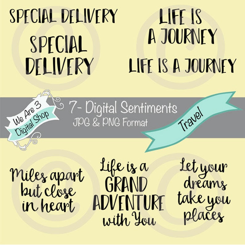 We Are 3 Digital Sentiments  Travel Journey Friendship image 0