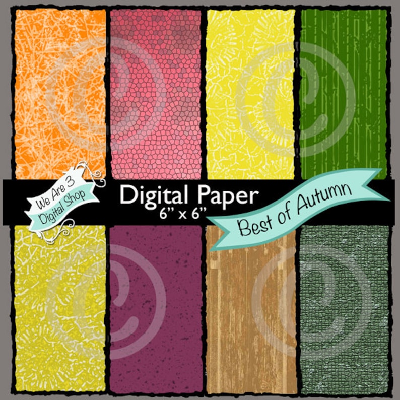 We Are 3 Digital Paper Best of Autumn image 0