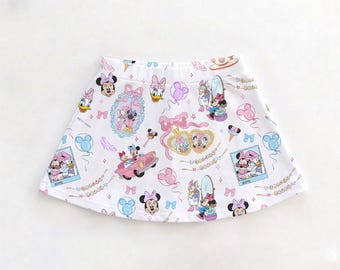 Magical Minnie Daisy Coquette Bow Outfit, Activewear Skirt, Child Disney Shirt, Athletic Set, Disney Athletic Set, Athletic Fabric