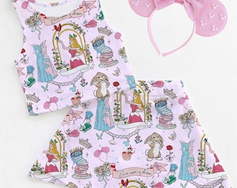 Disney Aurora Princess Outfit, Activewear Set, Adult Child Disney Shirt,Disney Athletic Set, Athletic Fabric,Disney Outfit