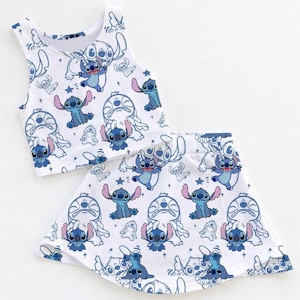 Stitch Disney Outfit, Stitch And Lilo Activewear Set, Adult Child Disney Shirt, Athletic Set, Disney Athletic Set image 1