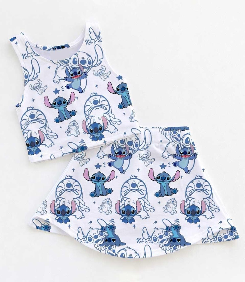 Stitch Disney Outfit, Stitch And Lilo Activewear Set, Adult Child Disney Shirt, Athletic Set, Disney Athletic Set image 1