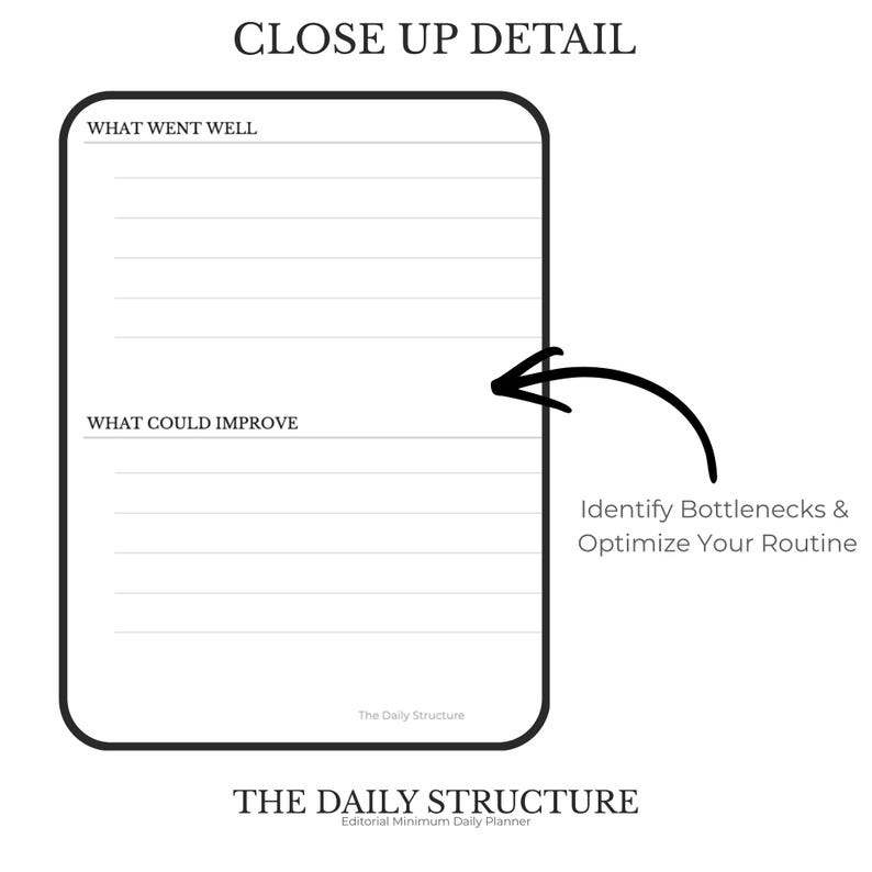 Daily Work Log Printable | End of Day Review for Professionals | Daily ...