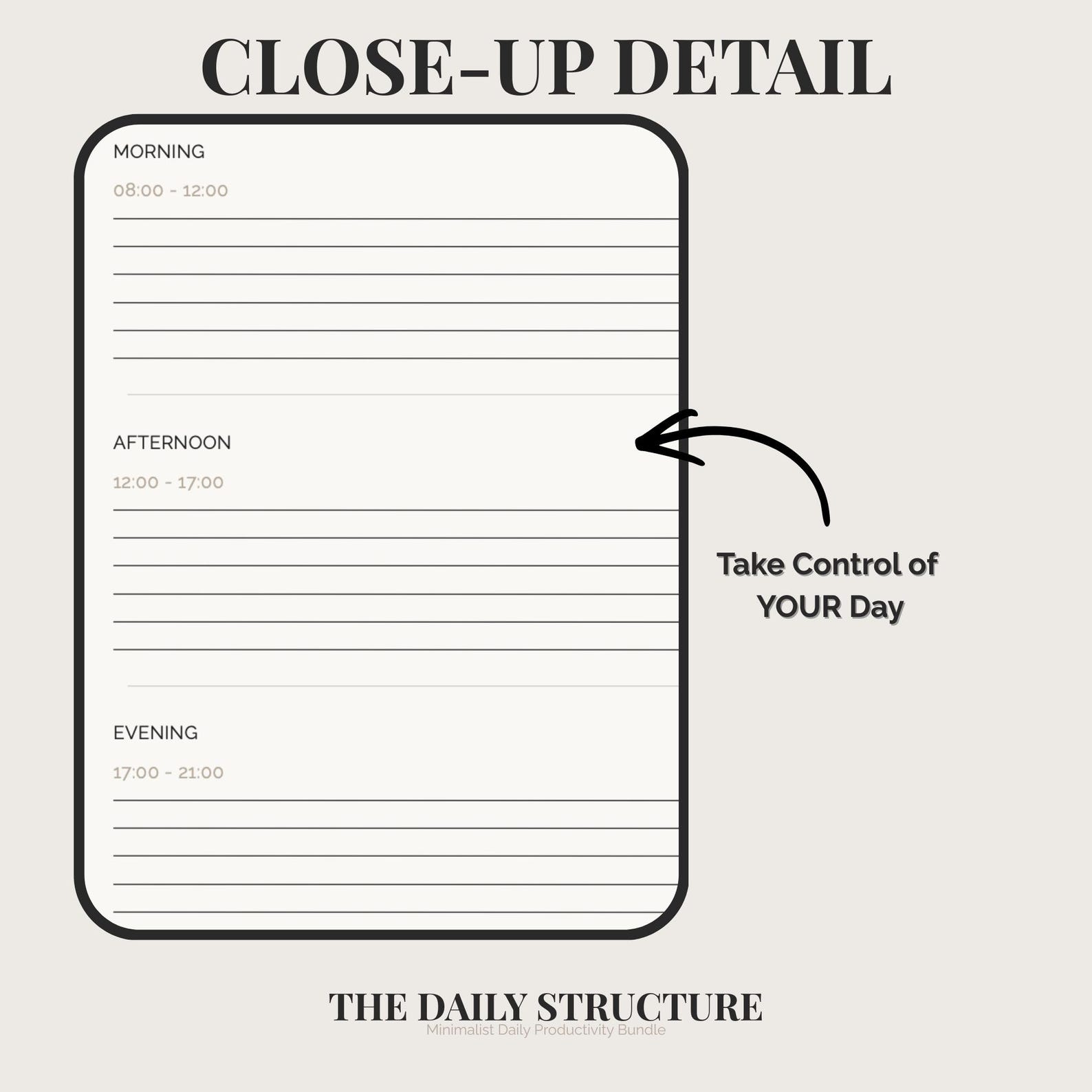 Time Blocking Planner Printable | Flexible Block Schedule | Morning ...
