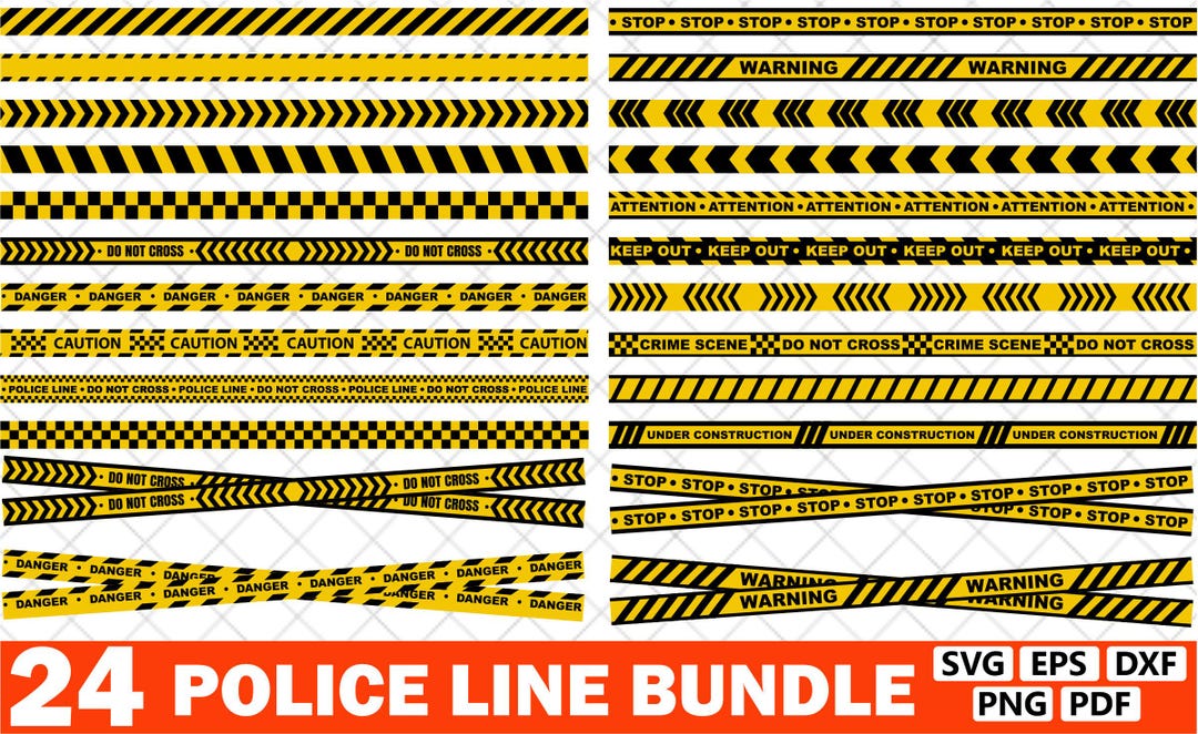 Css Police Line Police Line SVG Bundle, Police Line Clipart, Crime Scene Symbol, Police ...