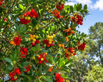 Strawberry Tree Seeds, Arbutus Unedo, Evergreen Ornamental Garden Plant