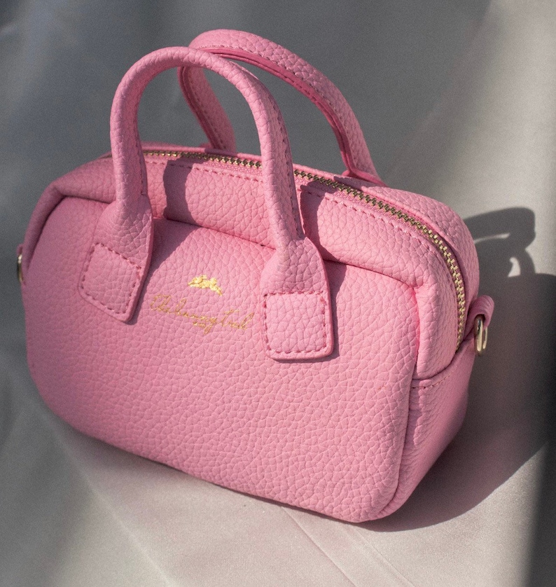 Light Pink Mini Bag Purse Baby Pink Purse with Detachable Etsy