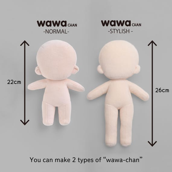 【まとめ割対象①】NuNew Doll Official ぬいぐるみ Plush Doll Sewing Pattern 