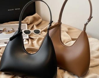 Chic Underarm Hobo Bag for Women | PU Leather Shoulder Purse | Everyday Fashion Handbag