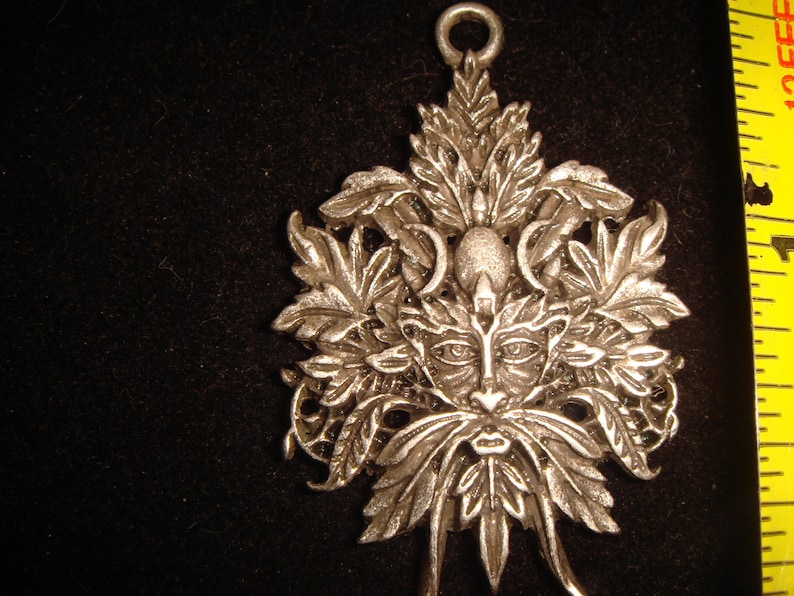 Pagan Celtic Greenman w Moon W Greenman Toggle image 2