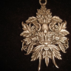 Pagan Celtic Greenman w Moon W Greenman Toggle