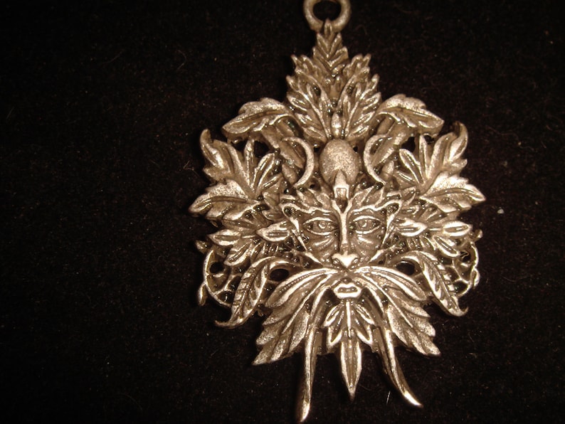 Pagan Celtic Greenman w Moon W Greenman Toggle image 1