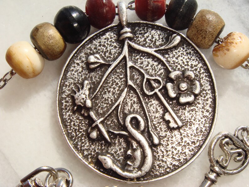 Pagan Strega Cimaruta Mega Set DSed Raised Pendant Cimi snapon /& Key toggle