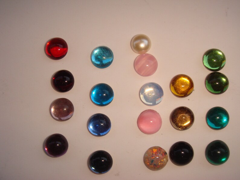 Choice of Stainless Planchette Design w Vintage Bohemian Glass Cabochon n choice of colors Necklace Oe Buy2Special