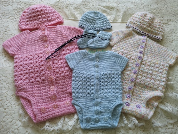 NEW Strictly Kids Preemie Baby Girl White Crochet Cardigan Sweater Easter
