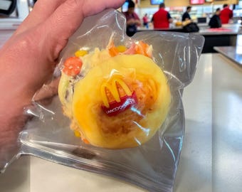 McDonalds Inspired Squishy Stress Toy | Soft Slow Rising Squishy | Cute Food Squishy | Hamburger Squishy | Kawaii Desk Decor | Gift Idea