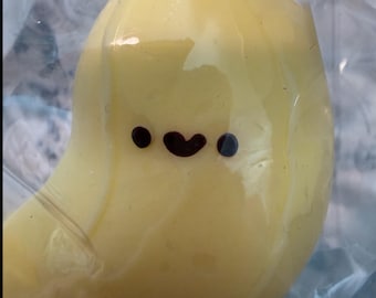 Kawaii Banana Squishy | Cute Stress Relief Toy | Soft Sensory Gift | Desk Decor | Anxiety Relief | Squishy Toy for Kids & Adults