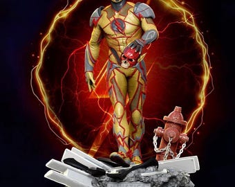 Figura de villano veloz (impresión 3D) STL / Lightning Runner (descarga digital)