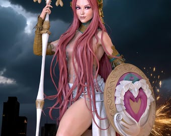 Figura STL de la Diosa del Amor Divino / Emperatriz Mitología Imprimible en 3D