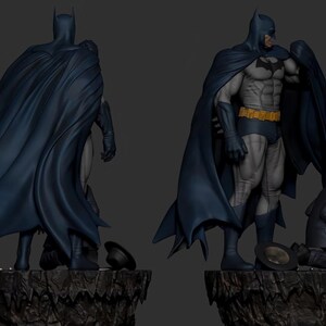 Dark Knight Vigilante 3D Print Figurine | Shadow Warrior STL (digital ...