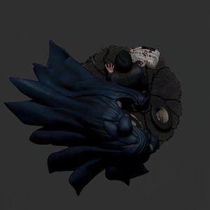 Dark Knight Vigilante 3D Print Figurine | Shadow Warrior STL (digital ...