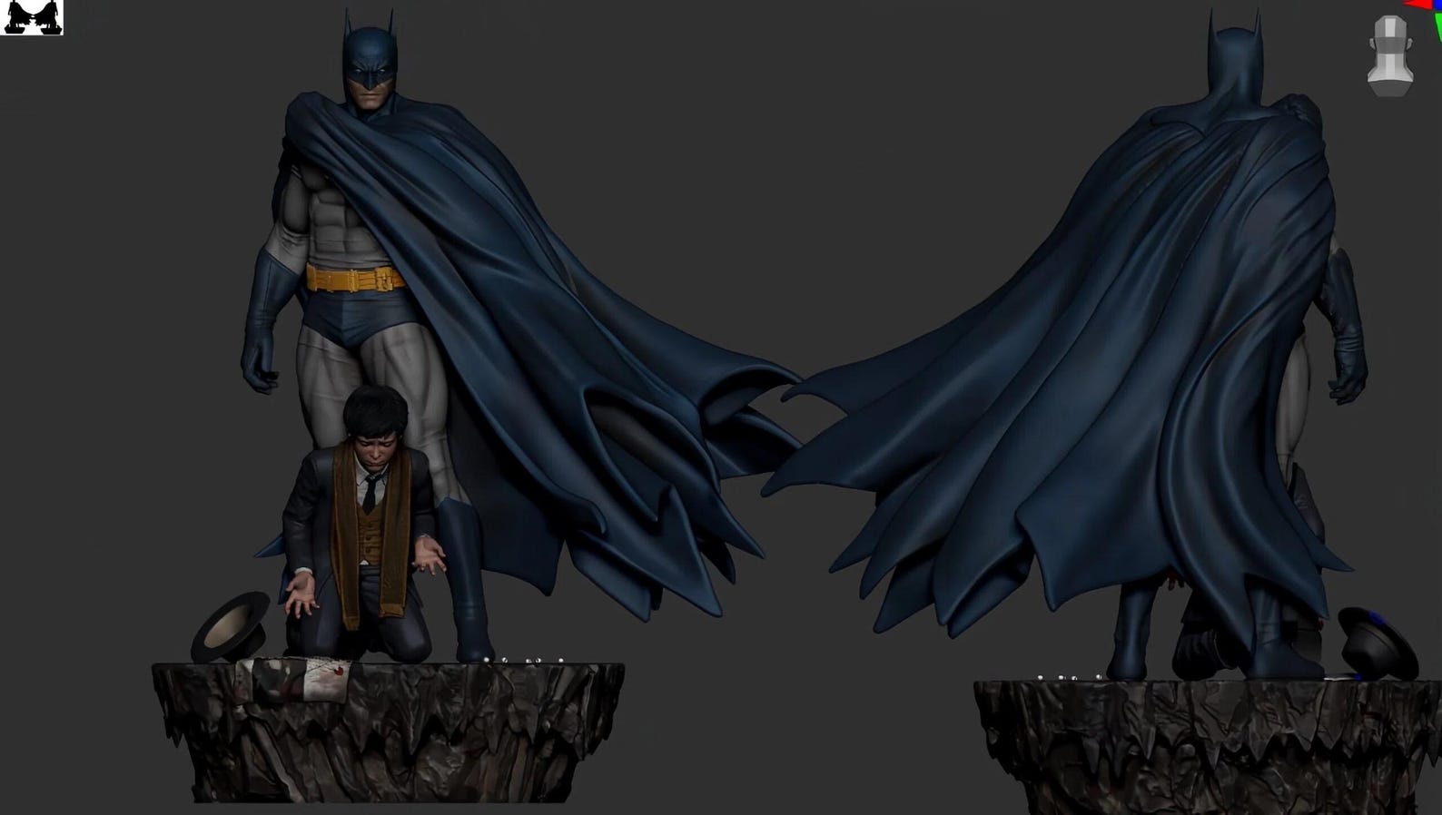 Dark Knight Vigilante 3D Print Figurine | Shadow Warrior STL (digital ...