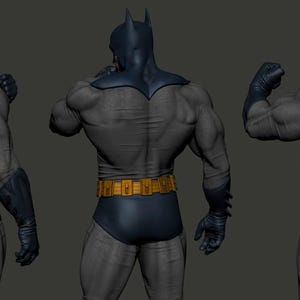 Dark Knight Vigilante 3D Print Figurine | Shadow Warrior STL (digital ...
