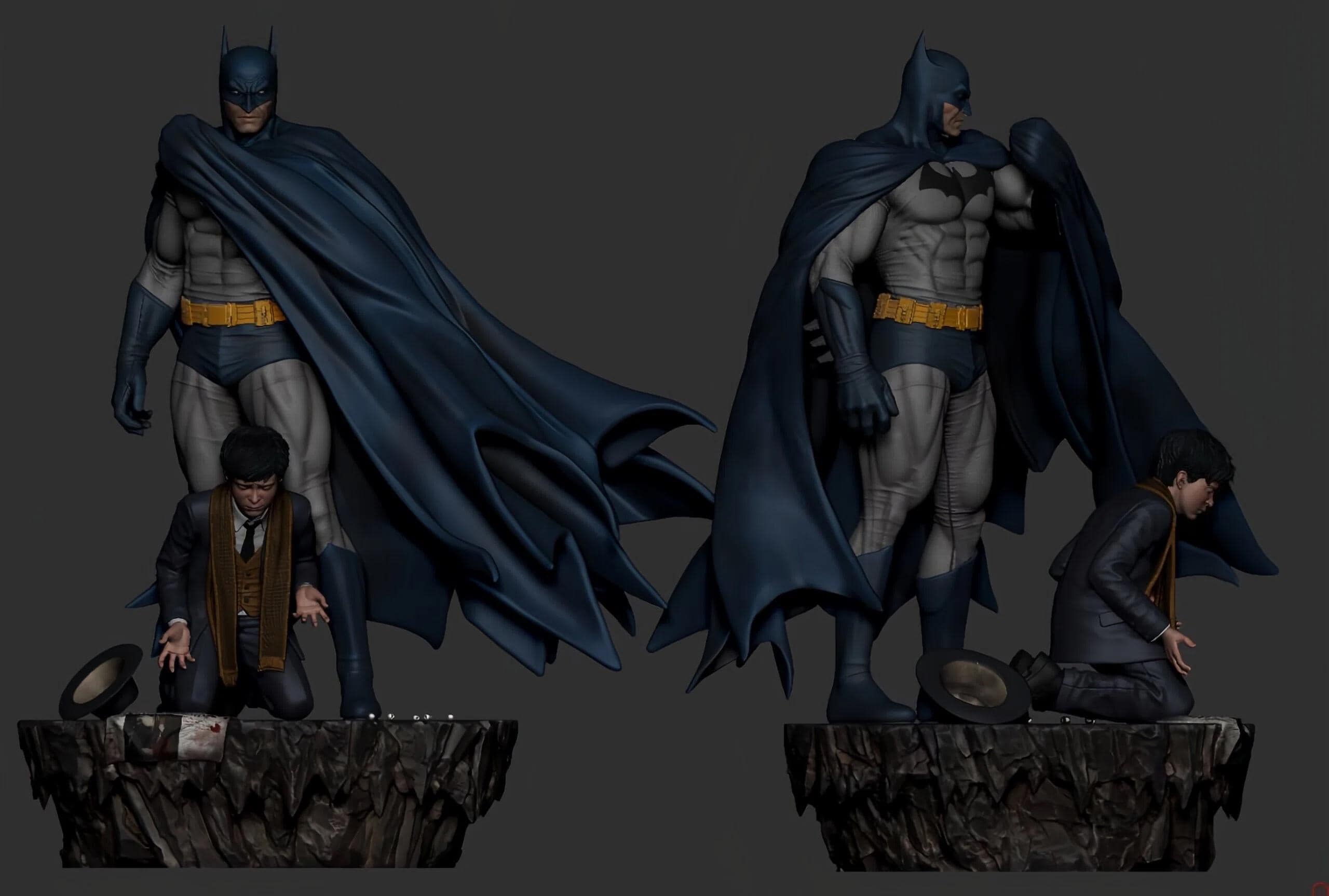 Dark Knight Vigilante 3D Print Figurine | Shadow Warrior STL (digital ...