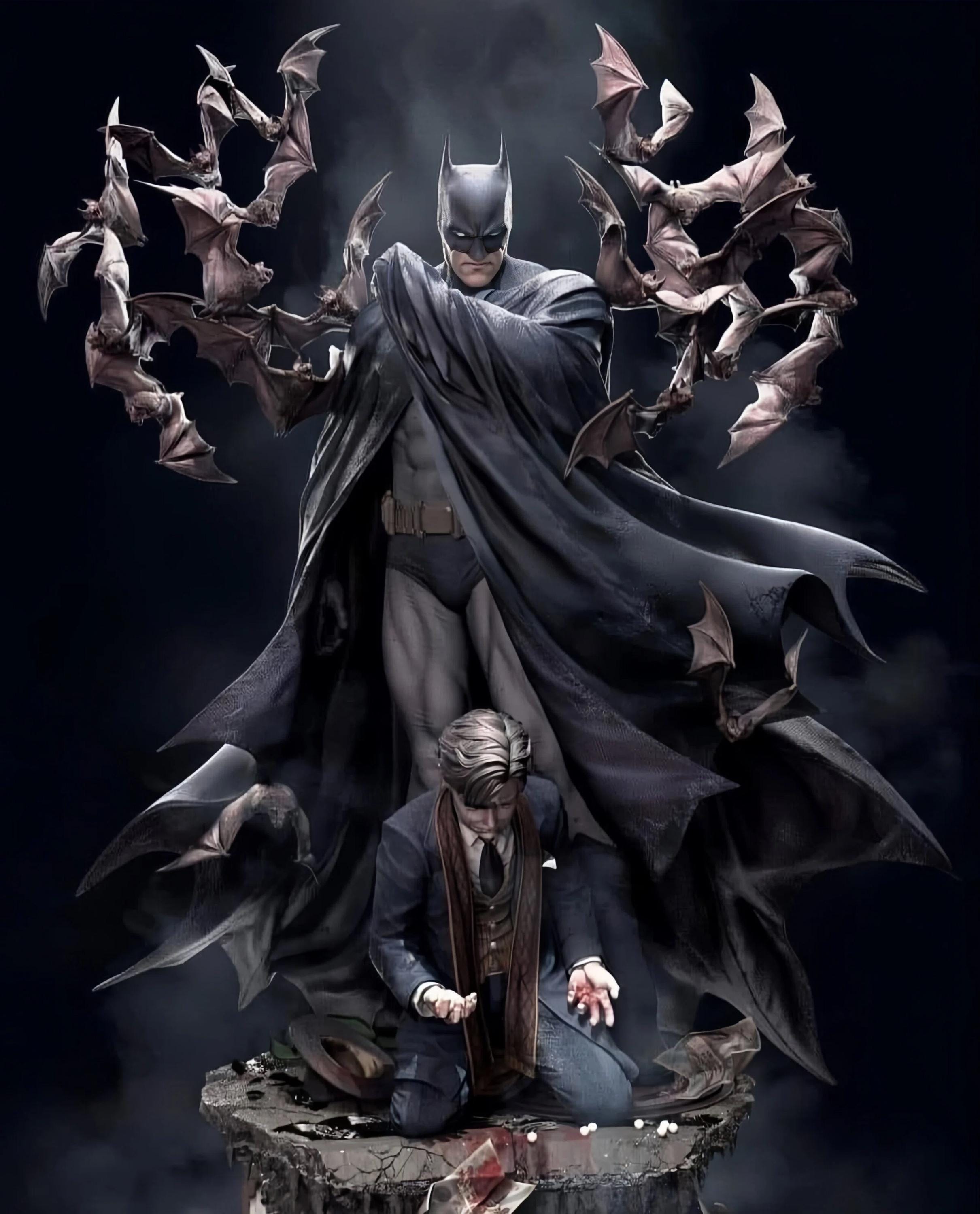 Dark Knight Vigilante 3D Print Figurine | Shadow Warrior STL (digital ...