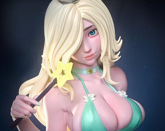 Celestial Empress Figurine STL | Cosmic Princess 3D Print File