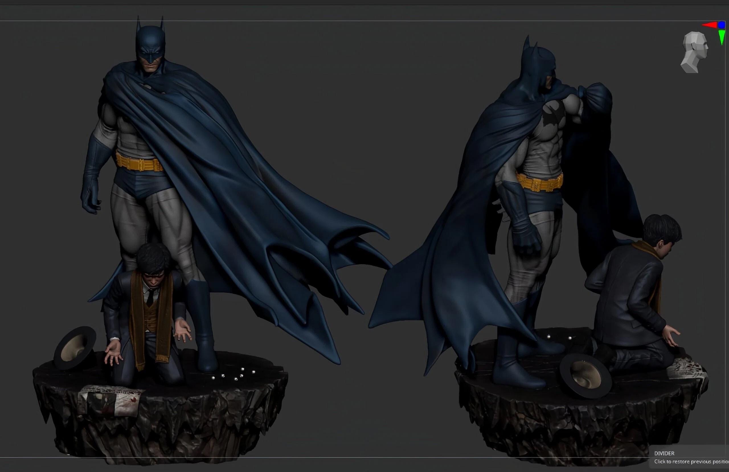 Dark Knight Vigilante 3D Print Figurine | Shadow Warrior STL (digital ...