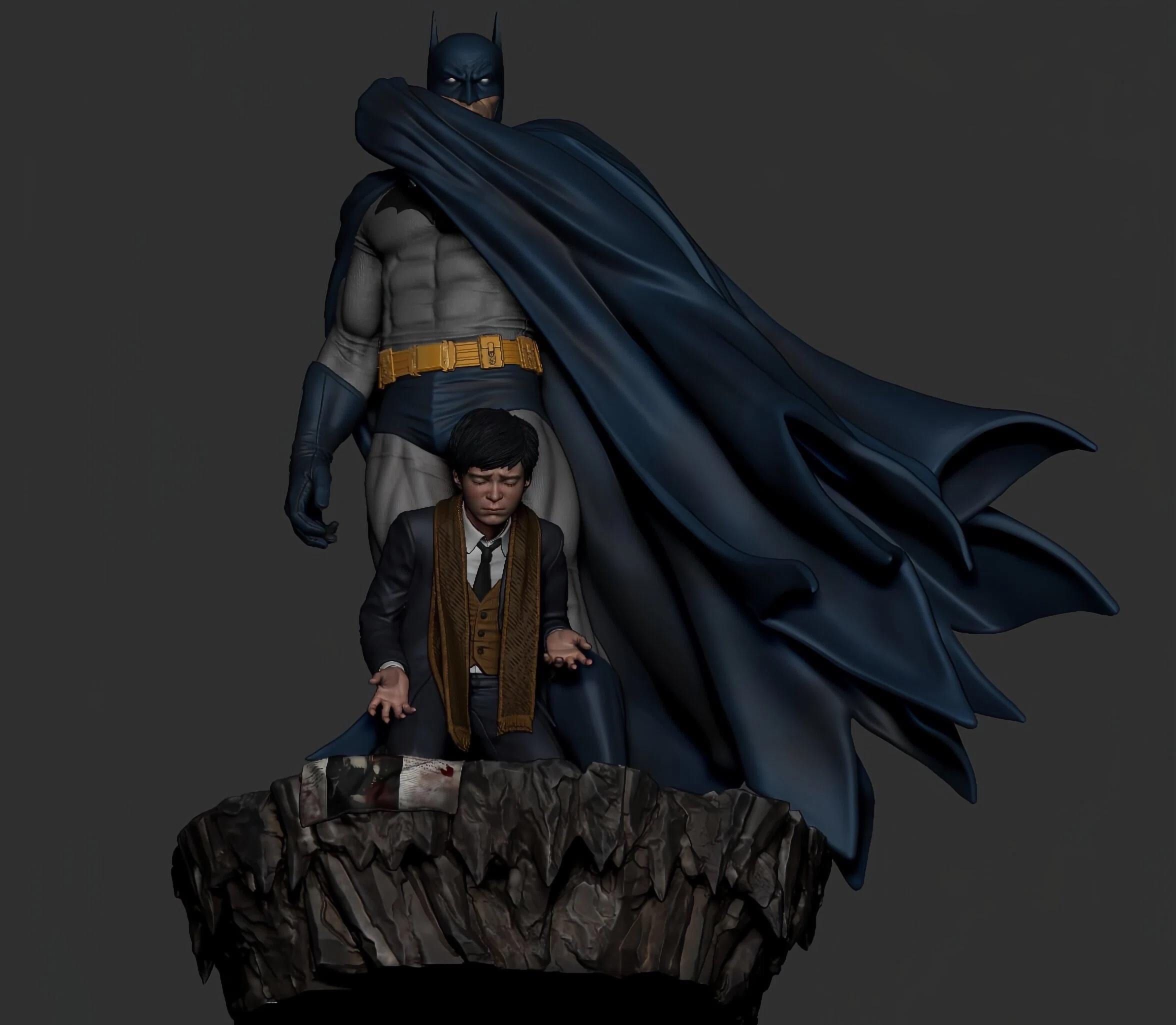 Dark Knight Vigilante 3D Print Figurine | Shadow Warrior STL (digital ...