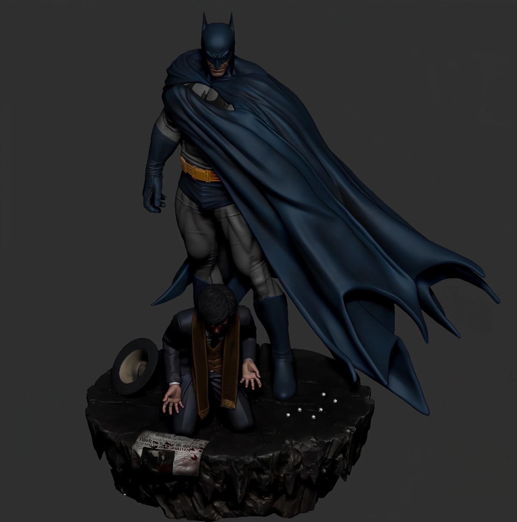 Dark Knight Vigilante 3D Print Figurine | Shadow Warrior STL (digital ...