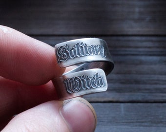 Witch Ring - Solitary Witch - Wiccan Ring - Pagan Ring - Witchcraft Ring - Wiccan Jewelry - Wicca - Pagan Jewelry - Ritual
