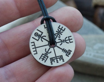 Vegvisir Pendant - Viking Jewelry - Vegvisir - Viking Protection - Viking Compass - Symbols - Norse Necklace - Pagan - Asatru