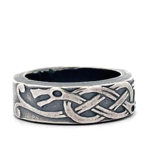 Viking Ring - Jormungandr Ring - Jormungand Viking Jewelry - Mens Ring - Midgard Serpent - Norse Mythology - Asatru - Pagan