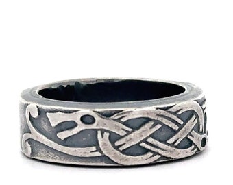 Viking Ring - Jormungandr Ring - Jormungand Viking Jewelry - Mens Ring - Midgard Serpent - Norse Mythology - Asatru - Pagan