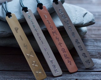 Viking Rune Jewelry - Viking Jewelry - Rune Necklace - Viking Necklace - Norse Pendant - Custom Runes or Runic Inscription