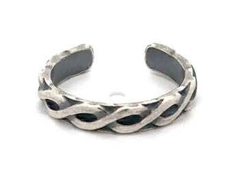 Silver Dainty Celtic Knot Weaved Design Ear Cuff Gift for Women or Men