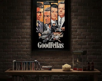 Good Fellas Film Poster | Noir Style Film Kunstdruck