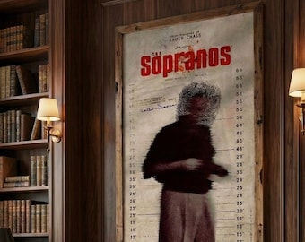 The Sopranos Mugshot Poster - Klassische Wandkunst für eine TV-Serie