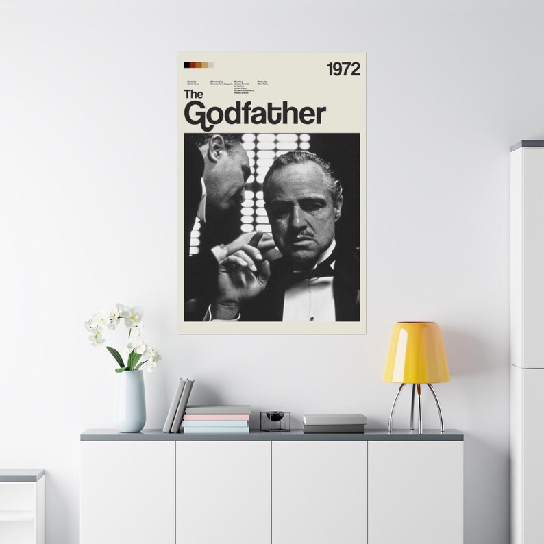 Der Pate Filmposter - Don Corleone, Mafia Film, Kino Deko Bild 14