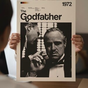 Der Pate Filmposter - Don Corleone, Mafia Film, Kino Deko Bild 2