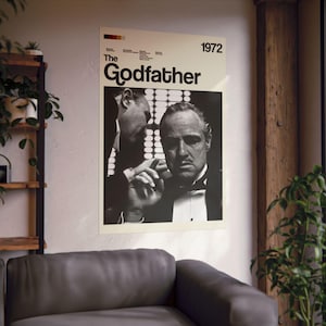 Der Pate Filmposter - Don Corleone, Mafia Film, Kino Deko Bild 11