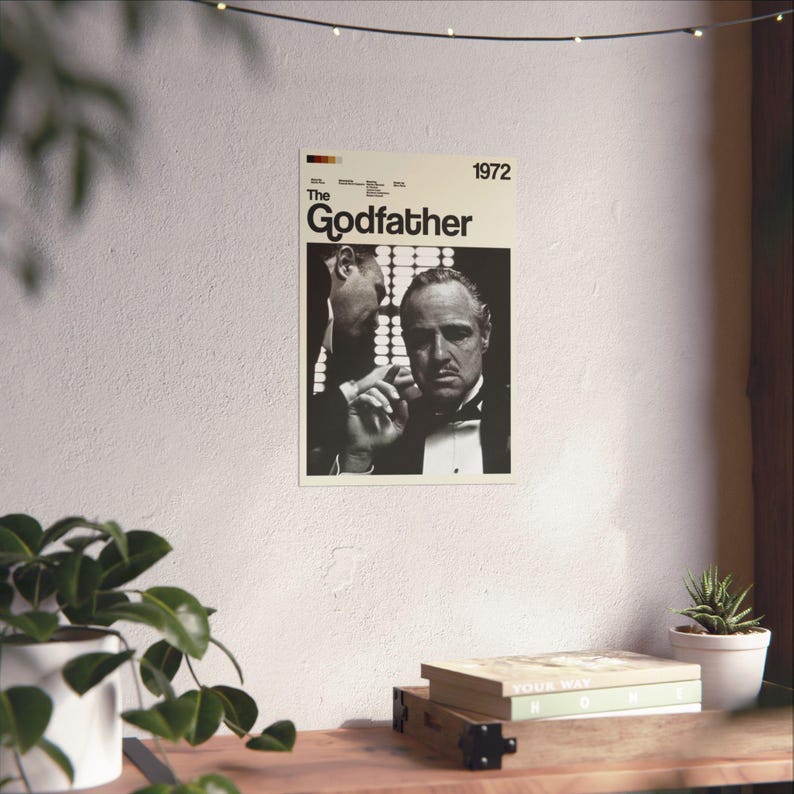 Der Pate Filmposter - Don Corleone, Mafia Film, Kino Deko Bild 9