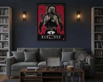 Predator Badlands Film Poster, Sci-Fi Horror Wandkunst