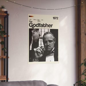 Der Pate Filmposter - Don Corleone, Mafia Film, Kino Deko Bild 10